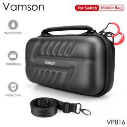 Bags Vamson for Nintendo Switch Case Waterproof Travel Protective Storage Bag with 30 Card Slots for Switch Oled Accessories VP816