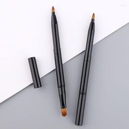 Makeup Brushes Karsyngirl 1Pcs Portable Double-Headed Eyeshadow Nose Highlight Concealer Detail Blending Eyebrow Lip Brush Cosmetic Tool