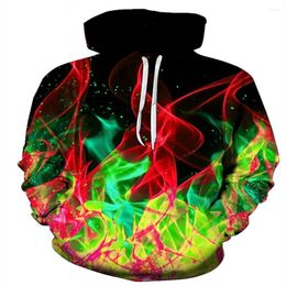 Men's Hoodies Men's Hoodie Black Blue Pink Yellow Orange Hooded Colour Block 3D Plus Size Streetwear Casual Clothing Apparel Sweatshirt