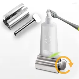 Bath Accessory Set 1pc Toothpaste Dispenser Metal Extrusion Tool Lazy Tube Squeezer Pigment Extruder Tightener Bathroom Accessories