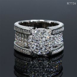 Passed Diamond Test S925 Sterling Silver Moissanite Ring for Men Women for Party Wedding Nice Gift