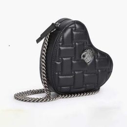 HOT Kurt Eagle Head Designer Bag Leather Heart-shaped Bag Chain Crossbody Bags Small Sheepskin Womens Purse HandBag Wallet 230420