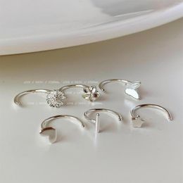 Hoop Earrings Hypoallergenic For Women Girl Butterfly Simple Body Piercing Jewellery Silver Plating Small Heart Pendiente