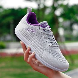 Women Casual Shoes Fashion Breathable Walking Mesh Flat Shoes Woman Black Sneakers Women 2023 New Tenis Feminino Female Shoes