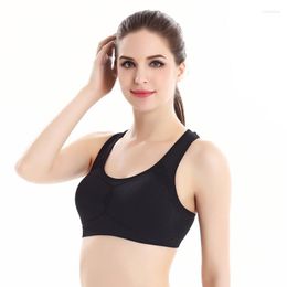Yoga Outfit Women Quick Drying Professional Sports Bra Fitness Padded Stretch Workout Vest Running Wireless Underwea Racerback