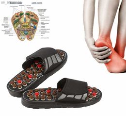 Массажные тапочки для ног Адкупунктурная терапия Массажер Обувь для пейзажа активирующей рефлексологии.
