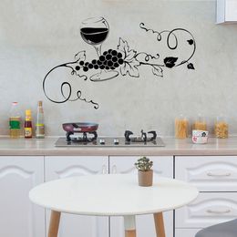 Creative Kitchen Wall Stickers For Wine Shop Wall Decals Home Decoration Vinyl Mural Art Sticker On The Wall