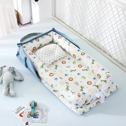 Bed Rails Portable Foldable Crib born and Toddler 85x45cm 230601