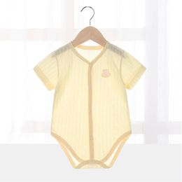 Rompers born Baby Bodysuits for Boy Girl Summer Thin Outwear Casual Short Sleeve Toddler Kids Jumpsuits Children Clothes 230601