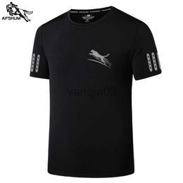 Men's T-Shirts T-shirt men L-6XL 7XL 8XL summer new Men's short sleeve t-shirt men printing stretch Fitness mens casual Quick dry t shirts 9116 J230602