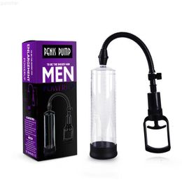 Sex Toys Massager Male Penis Pump Manual Enlarger for Man Vacuum Masturbation Penile Adults Products