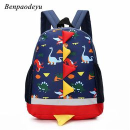 New arrival Children Bag Cute Cartoon Dinosaur Kids Bags Kindergarten Preschool Backpack for Boys Girls Baby School Bags 3-4-6 Yea243N