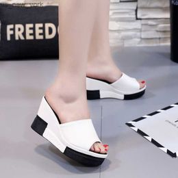 New Summer Women's Sandals Peep-Toe Shoes Woman High-Heels Platforms Casual Wedges For Women Sandalias Con Plataforma L230518