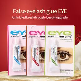 Brushes 7g False Eyelash Glue Strong Adhesive Eye Lash Glue Colle Faux Cil Waterproof Eye Lash Cosmetic Eye Lashes Glue Makeup TSLM1