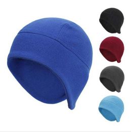 Men head ear warm ski skull cap Beanie Autumn winter sports cycling running cap hat for women men fashion fleece beanies hat new