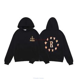 Clothing Mens Sweatshirts Black Money Hoodie Playful Pentagram Print High Quality Terry Sweater for Men Women Casual Fashion Stre