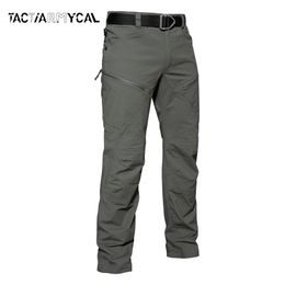 Pants Casual Cargo Pants Men Military Army Tactical Combat Trousers Mens Waterproof Wearresistant Multi Pockets Pant Hiking Wear