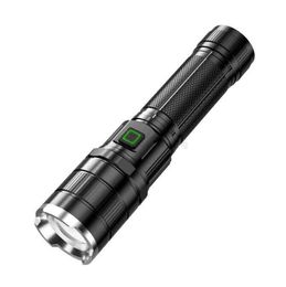 Most powerful led flashlight usb Zoom torch Rechargeable 18650 battery flashlights Tactical hunting Torch Lamp Outdoor camping lantern Alkingline