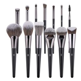 Brushes 13pcs/set Pro Makeup Brushes Set Foundation Powder Fan Make Up Brush Kit 3D stippling Eyeshadow Concealer Angled Eye Brow Shadow