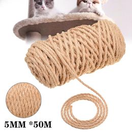 Scratchers Replacement Sisal Rope for Pet Cat Scratching Post Claw Care Toy Repair Making Desk Legs Binding Rope for Cat Sharpen Claw