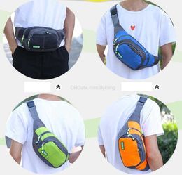 Men Women Waist Bag Watreproof Sling Chest pack Purse Casual Large Capacity Phone Belt Pack Pouch Canvas Travel Phone Bags Fanny Belly Hip Packs