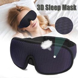 Sleep Masks 3D Sleep Mask Blindfold Sleeping Aid Eyepatch Eye Cover Sleep Patches Eyeshade Breathable Face Mask Eyemask Health Care for Rest J230602