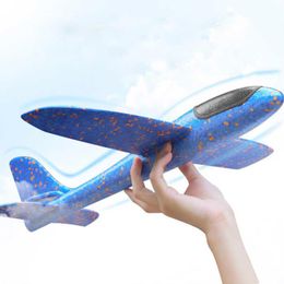 Aircraft Modle DIY Planes 38CM Hand Throw Airplane EPP Foam Fly Glider Model Aircraft Outdoor Fun Toys For Children Party Game Gifts 230602