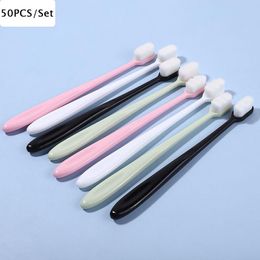 Toothbrush 50Pcs/Set Ultrathin Super Soft Toothbrush Portable Million Nano Care Brush Oral Deep Cleaning Care Tools Wholesale Dropshipping