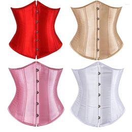 Waist Support Wholesale Trainer Gothic Underbust Corset Cincher Steampunk Bustiers Top Workout Shape Body Lingerie Slimming Belt