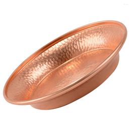 Bowls Tibetan Water Tray Altar Supplies Holy Bowl Mini Cauldron Offering Copper Worship Brass Holder