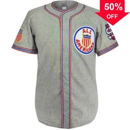 Xflsp GlaA3740 US Tour Of Japan 1934 Road Jersey 100% Stitched Embroidery Vintage Baseball Jerseys Custom Any Name Any Number