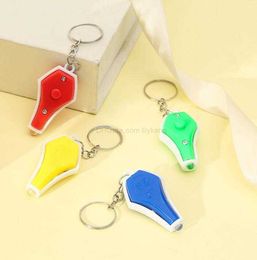 LED Camping Keyring Flash Light Torch Keychain Lamp Key Chain outdoor LED key chain flashlight lamp outdoor mini tool