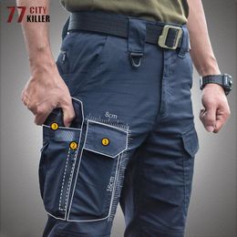 Pants Ix10 Tactical Pants Men New Military Waterproof Slim Trousers Male Quality Multipocket Elasticity Combat Pants Mens Joggers