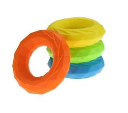 O shape silicone gripper forearm gripper exercise tool finger power exerciser Massage hand grip ring outdoor finger strength training tool