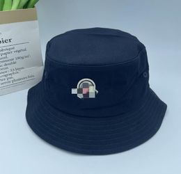 Simple Female Fisherman Hat Korean Style Leisure Washed-out Bucket Hat Letter Embroidery Sun Protection Hat Big Brim Fishing Hats