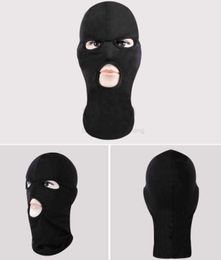 Full Face Cover Ski Mask 3 Hole Beanie for Outdoor Sports Skating Hat Tactical Airsoft Hood Hunting Cycling Motorcycle Comfortable Soft Balaclava Cap
