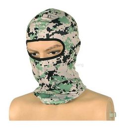 new Sports Camo Balaclava mask Airsoft Hunting Outdoor Camouflage Army Cycling Motorcycle Cap Hats Full Face Masks tactical hood