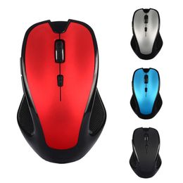 Mice Wireless Game Mouse 2.4GHz Mini Mice Gaming Office Receiver 6 Keys Suitable For Computer Desktop Laptop Windows