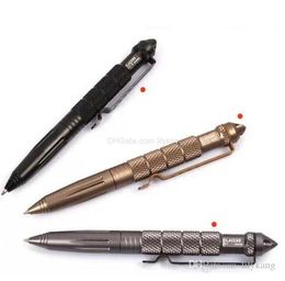 Aircraft Tactical defence Pen for Outdoor Survival Camping Everyday Carry survival tool Multi Function army Self Defense Emergency Use pens Alkingline