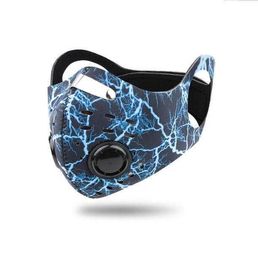 Men Women Activated Carbon Dust-proof Cycling Face Mask Anti-Pollution Bicycle Bike Outdoor workout gym sports valvess mask face shield