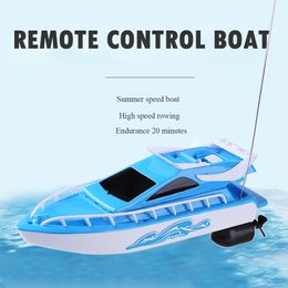 ElectricRC Boats Electric RC Super Mini Remote Control Boat High Speed Submarine Diving Game Toy 230602