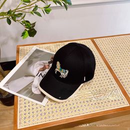 High-end Colour Horse Embroidery Baseball Cap Lovers Wild Simple Casquette Sports Sunhat Tide