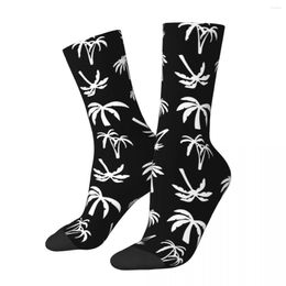 Men's Socks Tropical Palm Tree Men Women Funny Happy Novelty Spring Summer Autumn Winter Middle Tube Gift