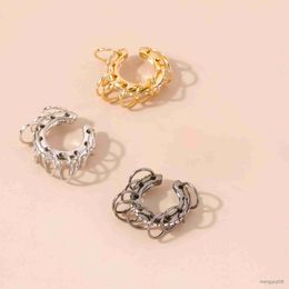 Charm Elegant Trend Circle Hoops Ear Cuffs Earrings Women Creative Jewellery R230603