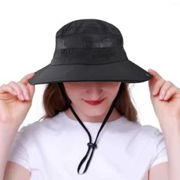 Wide Brim Hats Mens Womens Sun Hat Sunscreen Bucket Waterproof Foldable Dome Dig Top Summer Anti-Uv Caps Travel Hiking Bonnet