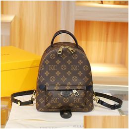 Designer Women Bag Backpack Fashion Leather Children School Bags Backpacks Style Lady Purse Wallet Travel Handbag 5 Colors M44872 Dr Dhkuv