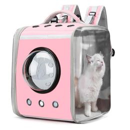 Strollers Pet Cat Carrier Backpack Breathable Cat Travel Outdoor Shoulder Bag for Small Dog Cats Space Capsule Portable Packaging Carrying