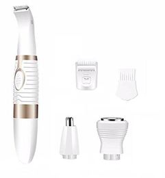 Epilator 4in1 Perfect Bikini Trimmer Precision Facial Hair Precision Trimmer for Women Beauty Styler Shapes Trim Style Battery Operated