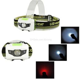 Mini 5 Mode Waterproof headlamp flashlights 600Lm R3 3 LED Flashlight Super Bright Headlights Headlamp Torch Lanterna with Headband hunting headlight Alkingline