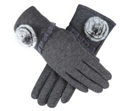 Women girls fleece warm Gloves Touch Screen Gloves Five fingers Winter riding skiing Gloves outdoor sports mittens Multi Styles wholesale
